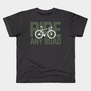 Ride any road Kids T-Shirt